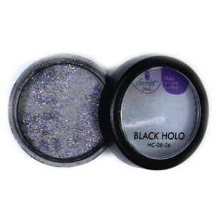 Polvere Acrilica Black Holo 5g