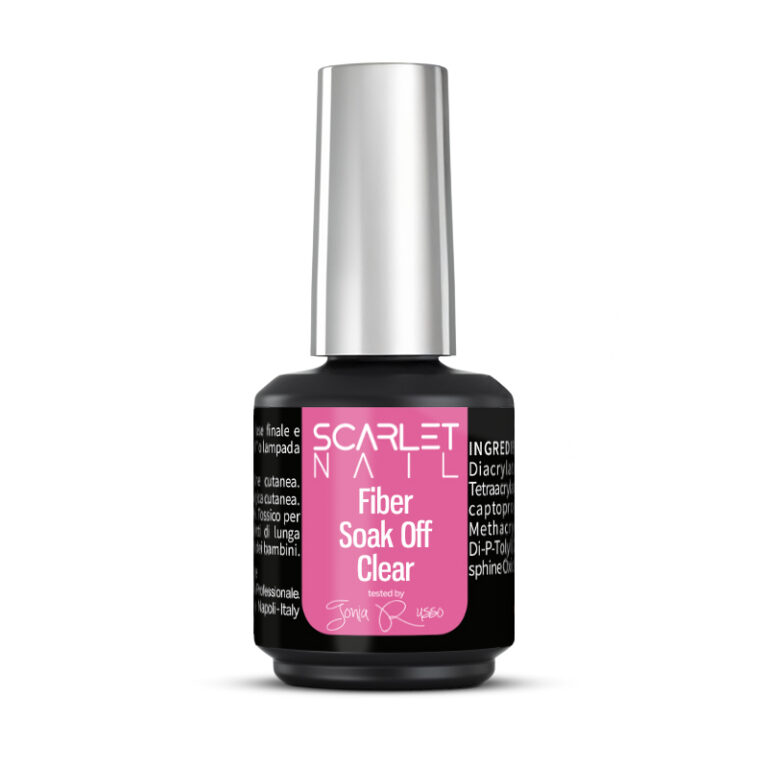 fiber soak off clear 15 ml