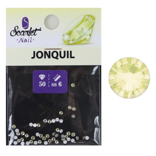 Strass 50 pz S6 Jonquil 2mm