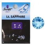 Strass 50 pz S3 Lt Sapphire 1,4mm