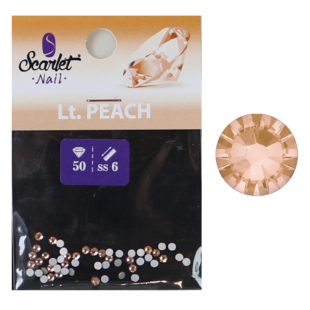 Strass 50 pz S6 Lt Peach 2mm