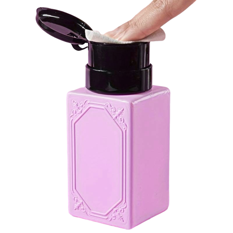 Pump dispenser antigoccia lilla - immagine 2
