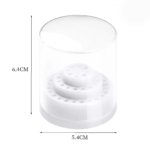 Porta punte fresa Bianco 48 fori