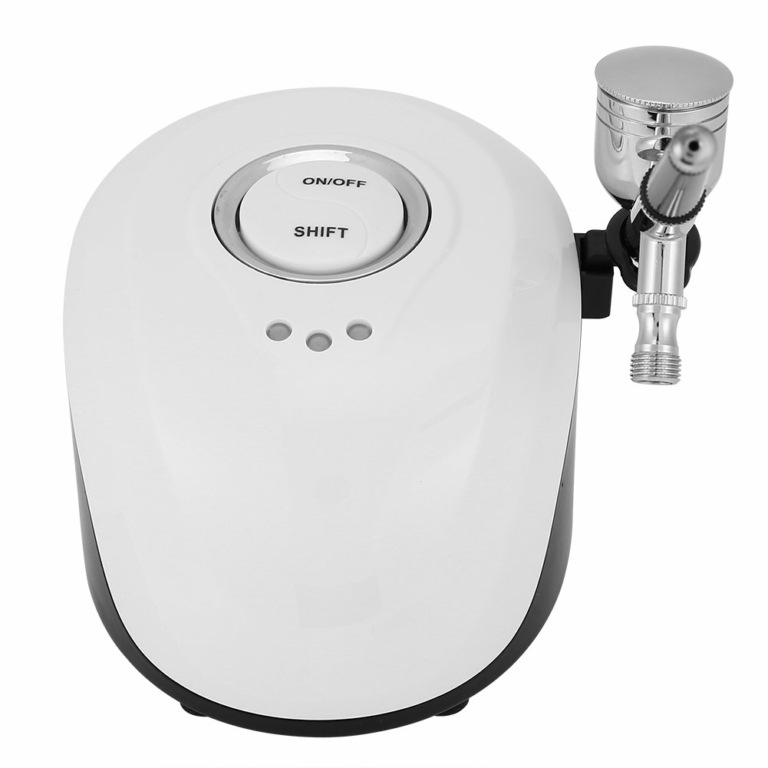 Aerografo Mini Air Compressor White - immagine 2