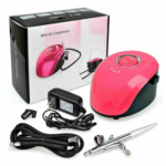 Aerografo Mini Air Compressor Pink