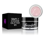 Cover Gel Simply Glitter 01 30 ml