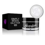 Cover Gel Simply Glitter White 03 50 ml