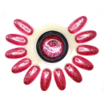 Gel Extra-Pigment Raspberry Glitter 722 5 ML