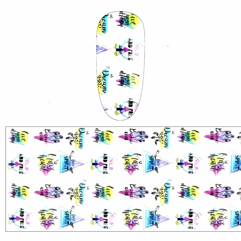 Cofanetto 10 Foil Transfer Flinky K-28 - immagine 4