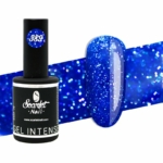 Smalto Semipermanente Blu Glitter cod-389 10 Ml