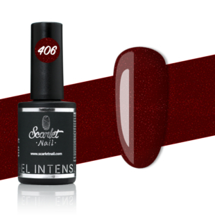 Smalto Semipermanente Bordeaux Micro Glitter cod-406 10 Ml