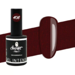 Smalto Semipermanente Bordeaux Micro Glitter cod-406 10 Ml