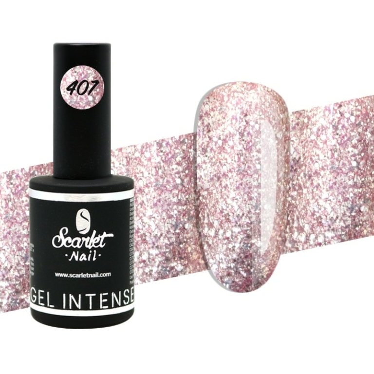 smalto semipermanente oro rosa glitter