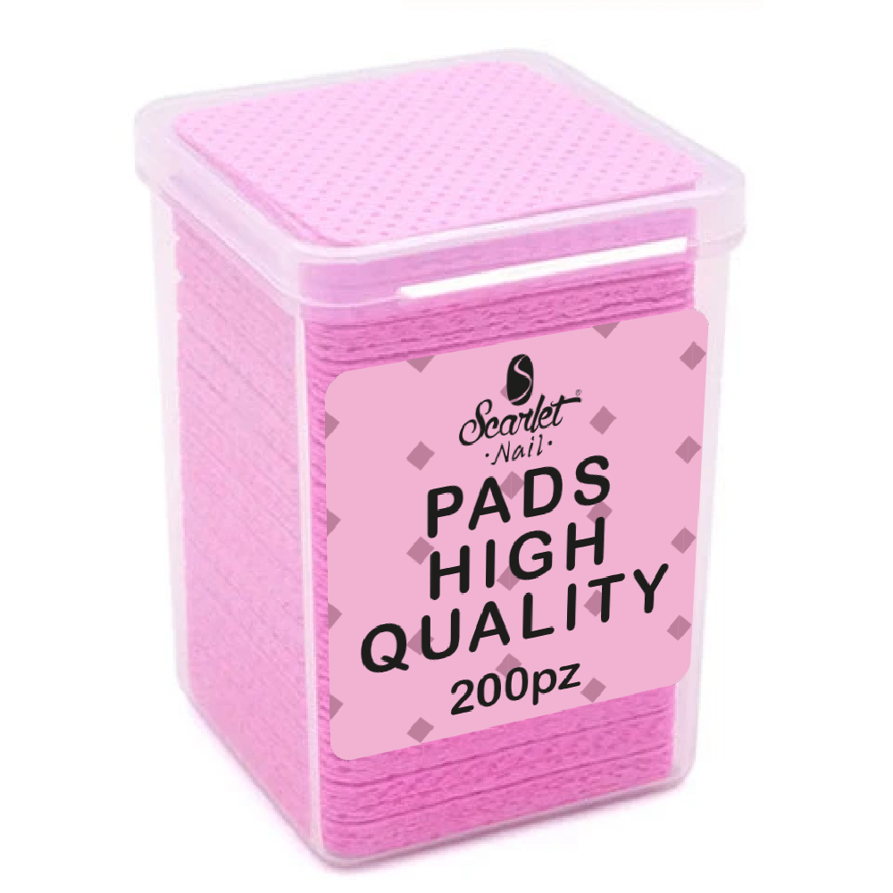 200 pads pretagliati high quality pink Scarlet Nail