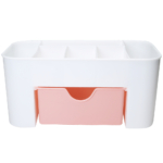 Espositore contenitore prodotti per unghie white & pink