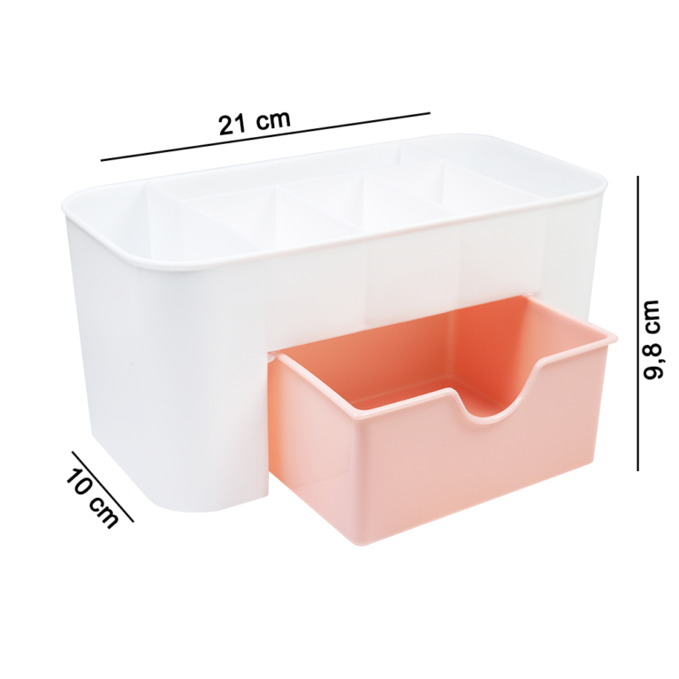 Espositore contenitore prodotti per unghie white & pink - immagine 3