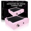 aspiratore per unghie compact 80w scarlet nail pink