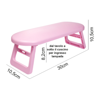 Cuscino Poggiamani Pieghevole Pink
