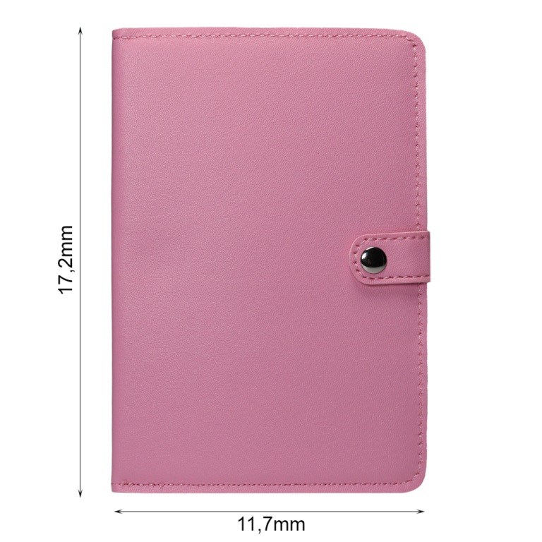 Astuccio Porta Punte Fresa e Accessori Large Dark Pink - immagine 2