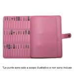 Astuccio Porta Punte Fresa e Accessori Large Dark Pink