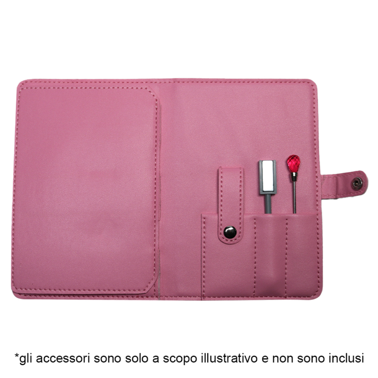 Astuccio Porta Punte Fresa e Accessori Large Dark Pink - immagine 3