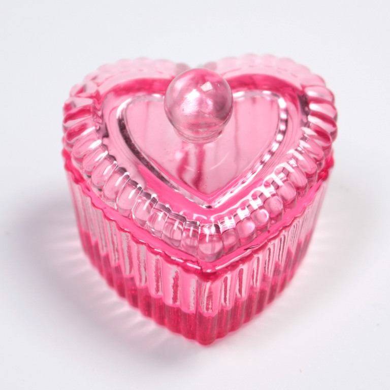 Dappen Dish Cuore Pink con Coperchio - immagine 2