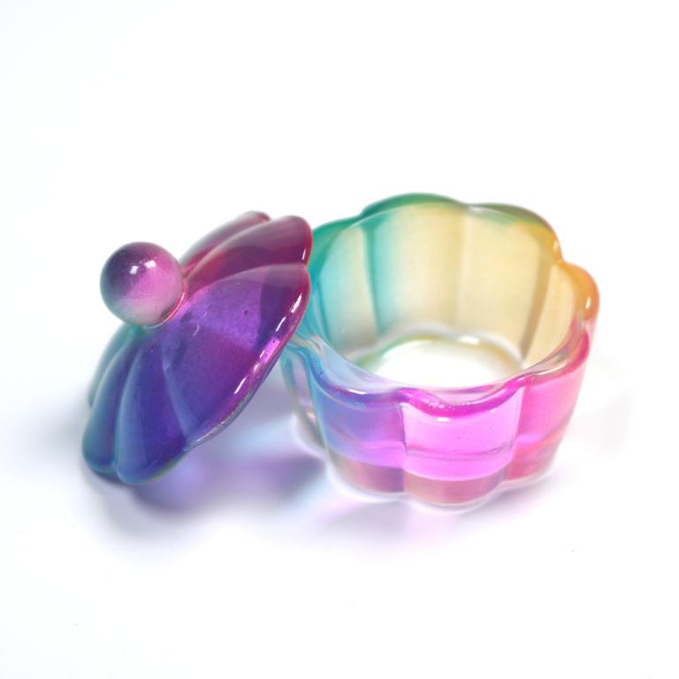 Dappen Dish Multicolor con Coperchio