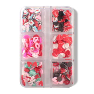 Set 6 pz Nail Art Love