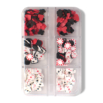 Set 6 pz Nail Art Poker