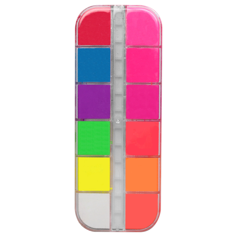 Cofanetto 12 Polveri Pigmento Fluo