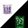 barattolino paillettes 05 luminose al buio purple holographic