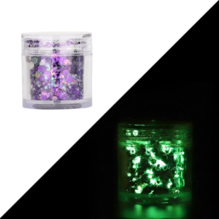 Paillettes Night Light Viola 05