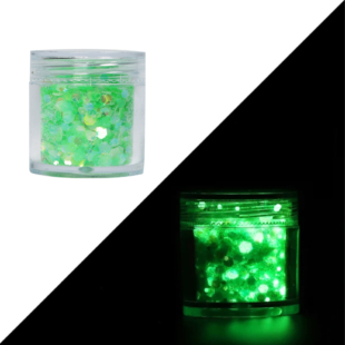 Paillettes Night Light Verde 08