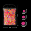 paillettes color fluo round