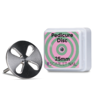 Pedicure Disc Scarlet 25mm