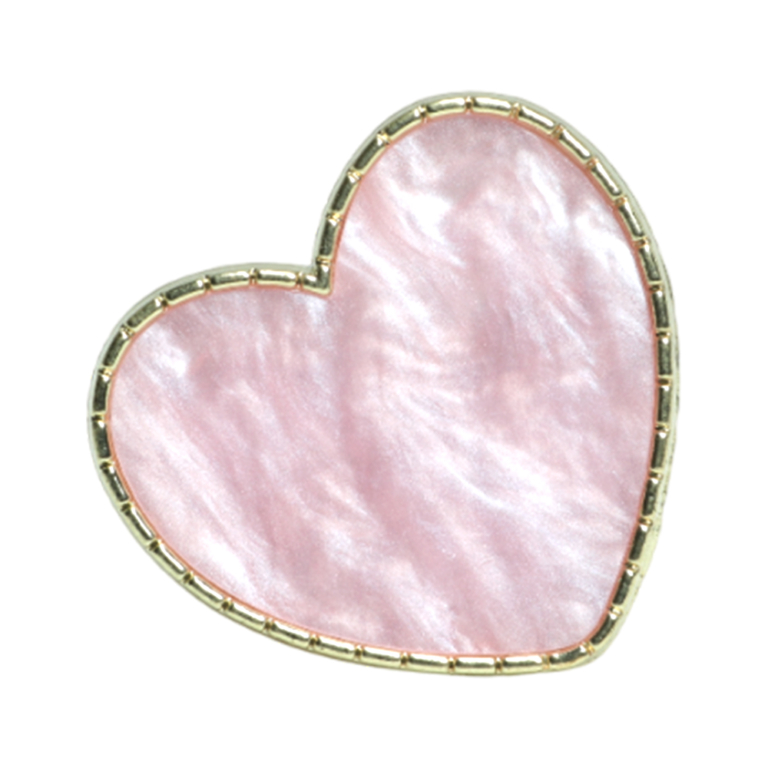 Anello tavolozza cuore rosa