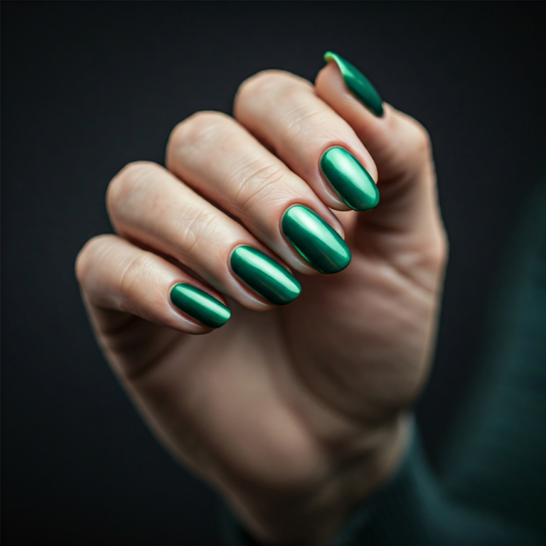 Polvere Effetto Specchio Verde - immagine 2