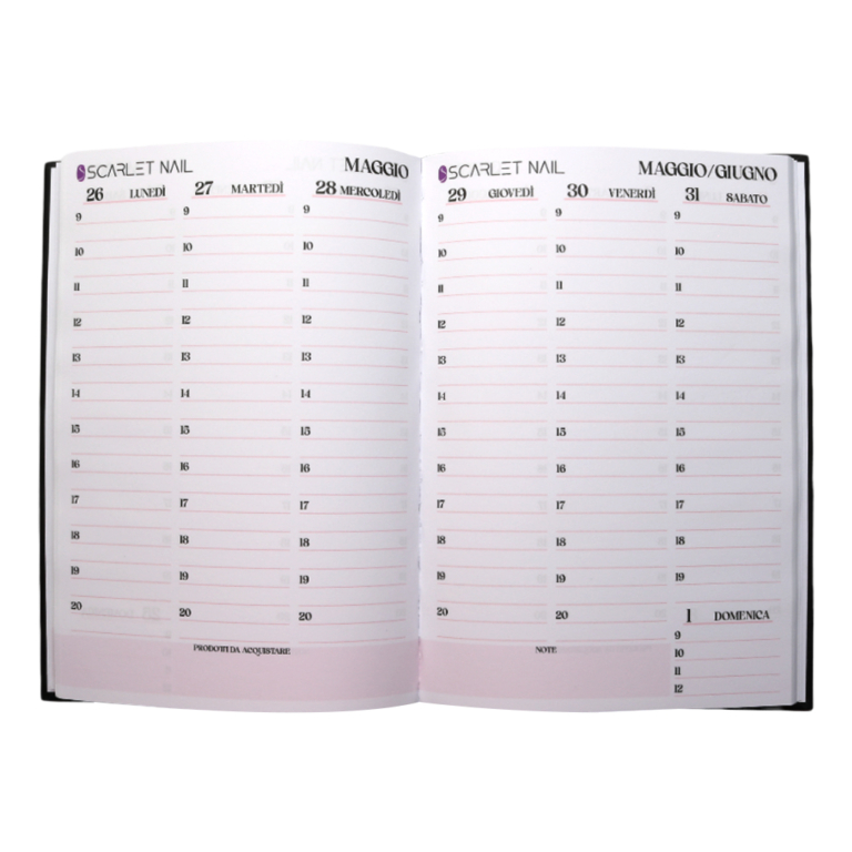 Agenda Maculata 2025 Scarlet Nail - immagine 2