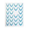 stickers french azzurro glitter