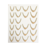 Stickers French Oro Glitter