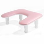 Cuscino Poggiamani Mezza Luna Rosa