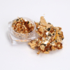 flakes nail art oro