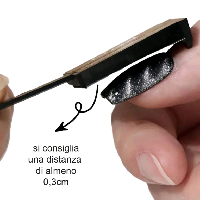 Magnete Cuore Cat Eye Gel - immagine 2