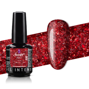 Semipermanente Rosso Glitter 535 8 Ml