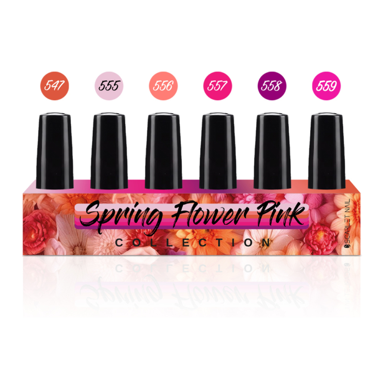 spring flower pink collection
