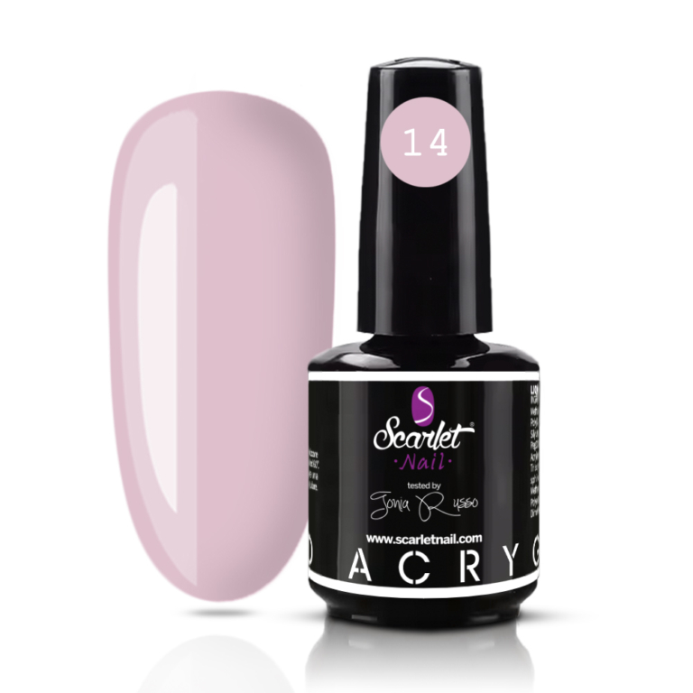 Liquid Acrygel in Bottiglia Rosa Pastello 14 15 ml