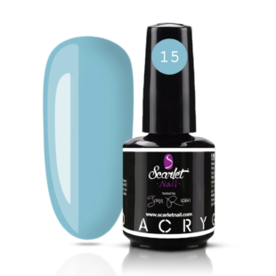 Liquid Acrygel in Bottiglia Azzurro Pastello 15 15 ml