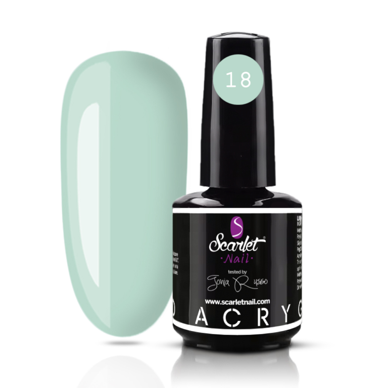 Liquid Acrygel in Bottiglia Verde Pastello 18 15 ml