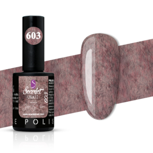 Smalto Semipermanente Effetto Marmo Black/Red 603 12 Ml