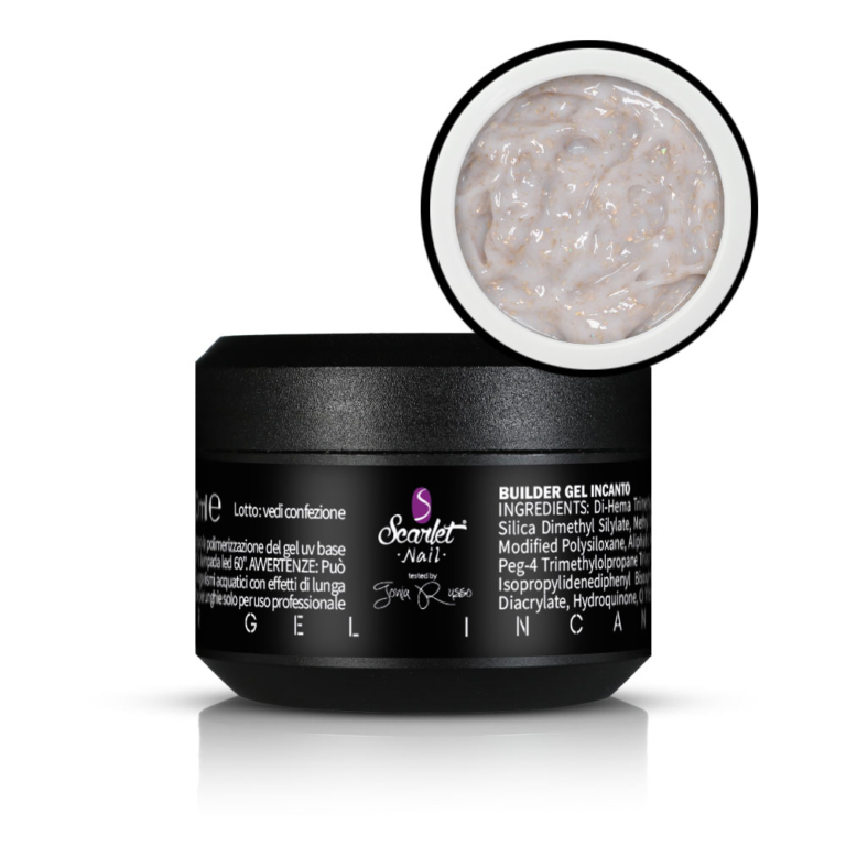 builder gel incanto oro 30 ml scarlet nail